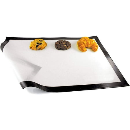 

World Cuisine 11.75-Inch x 8.25-Inch Silicone Non-Stick Baking Mat - White 41150