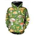 thumbnail image 3 of Nuevas sudaderas con capucha de setas de ensueño con estampado 3D de bosque, cuello redondo, mangas largas, camisetas con patrón de plantas, moda informal, unisex, para hombres y mujeres, 3 of 4