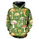 thumbnail image 3 of Nuevas sudaderas con capucha de setas de ensueño con estampado 3D de bosque, cuello redondo, mangas largas, camisetas con patrón de plantas, moda informal, unisex, para hombres y mujeres, 3 of 4