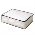 thumbnail image 4 of Bolsa de almacenamiento de edredones Caja de almacenamiento de edredones de ropa visual translúcida PEVA Bolsa de mudanza a prueba de polvo y humedad, 4 of 5
