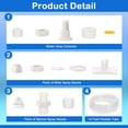 thumbnail image 3 of Kit de tubos de agua para tobogán de piscina Tvwen con tubos flexibles de 14 pies, 3 of 7
