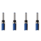 thumbnail image 1 of 4X Broca Router Manejar de 1/4 Pulgada Gemelo 2 Fixture Imperial Estriado Cortador de Plantilla Carpinteria, 1 of 5