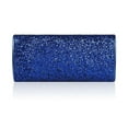 thumbnail image 2 of Chicastic Sequin Mesh Bridal Wedding Evening Cocktail Envelope Clutch Purse - Royal Blue, 2 of 2