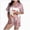 W94-Pink, variant on Women Christmas Button Pajama Set For Women Shorts Short Sleeve Knit Sleepwear 2 Pice Sets Tracksuit Pajamas