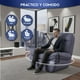 thumbnail image 2 of Sillon Mecedora Reclinable Giratorio 360° con Porta Celular y Respaldo Acolchado de Alta Densidad Comodo Junior Gris, 2 of 12
