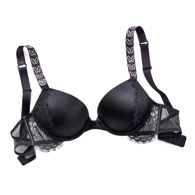 Victoria's Secret Very Sexy Push-up Bra Shine Butterfly Rhinestone