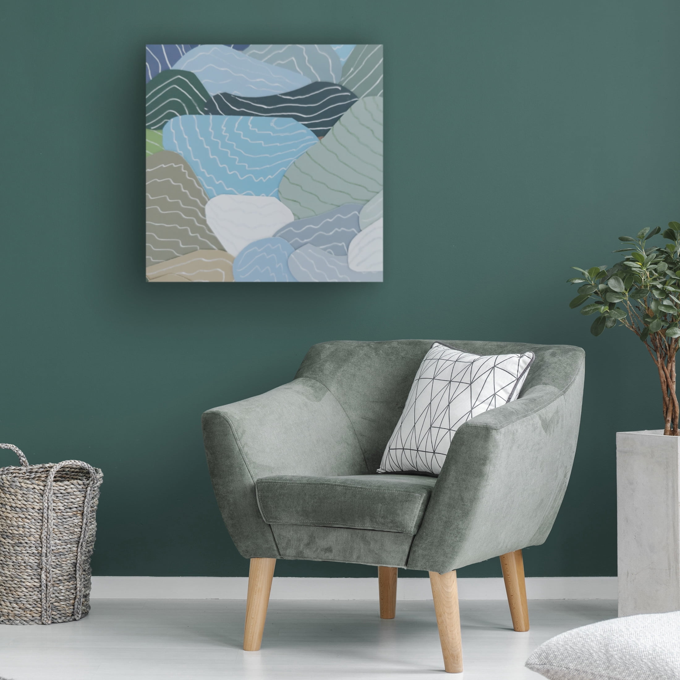 Trademark Fine Art Coco Good Rice Paddies I Canvas Wall Art