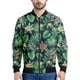 thumbnail image 5 of Nueva chaqueta con cremallera y estampado 3D de flores hawaianas para hombre, sudaderas estilo bombardero con estampado de plantas tropicales, abrigos de manga larga de gran tamaño, 5 of 5