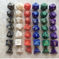 thumbnail image 4 of Juego de dados DND para juegos de rol, juego de dados de colores mezclados con bolsa, 9 estilos diferentes disponibles para juguetes portátiles, juegos DND RPG TRPG, 4 of 4
