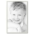 thumbnail image 2 of ArtToFrames 24" x 37" White Square Star Emboss Picture Frame, 24x37 inch White Wood Poster Frame (WOM-5125),  Pack, 2 of 7