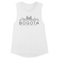 thumbnail image 1 of Skyline Bogota Colombia Women's Muscle Tank Large White, 1 of 5