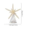 thumbnail image 3 of Spring Star/ Natural Tree Topper Star Christmas Holiday Decoration Beach Christmas Tree Toppers For Christmas Tree Decoration Home Decor, 3 of 9