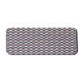 thumbnail image 1 of Geometric Computer Mouse Pad, Repetitive Colorful Triangles Symmetrical Design Modern Artwork, Rectangle Non-Slip Rubber Mousepad Large, 31" x 12", Purple Grey and Multicolor, by Ambesonne, 1 of 2