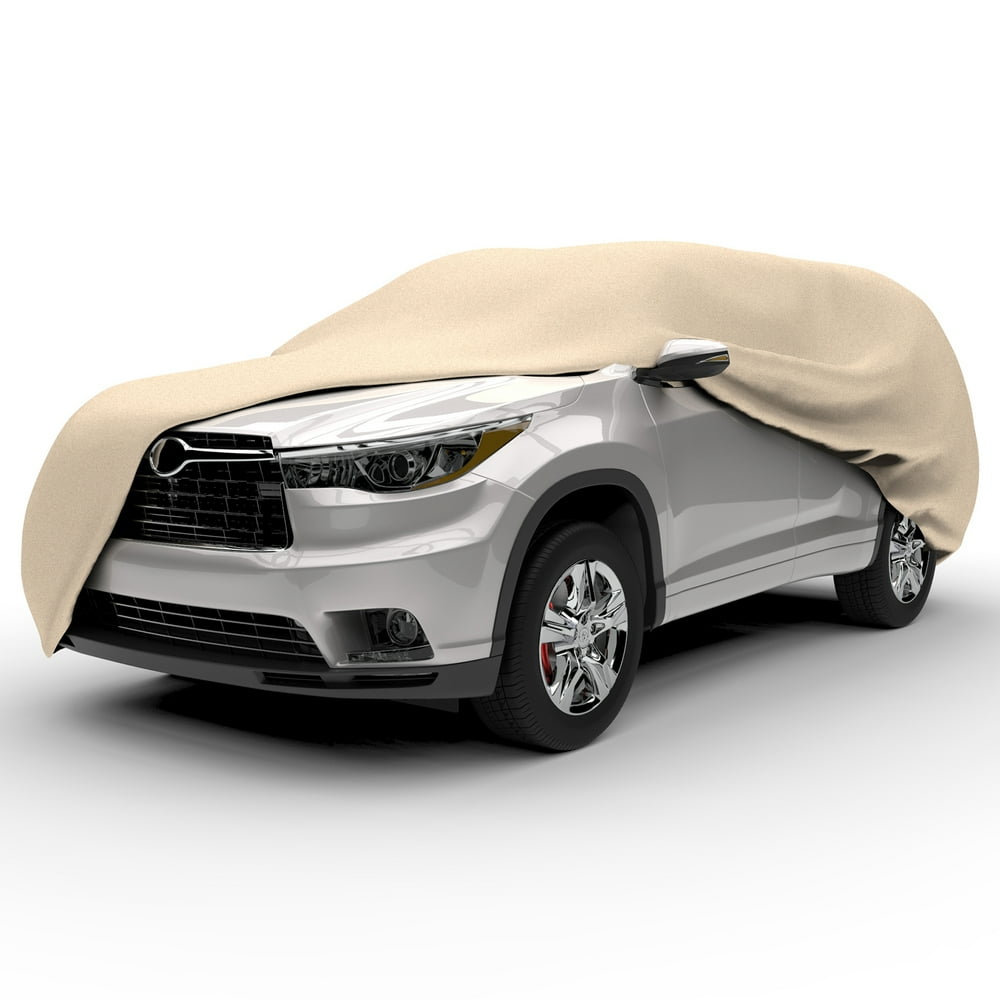 Budge Protector IV Tan SUV Cover, 4 Layer Reliable Weather Protection