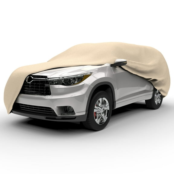 Budge Industries Protector IV Tan SUV Cover, 4 Layer Reliable Weather Protection for SUVs, Multiple Sizes Fits select: 1996-2023 TOYOTA RAV4, 1997-2019 HONDA CR-V