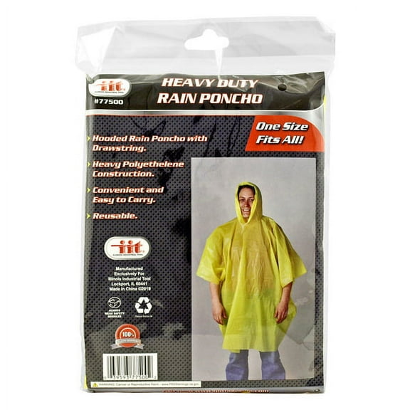 Heavy Duty Rain Poncho
