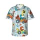 thumbnail image 1 of Balery Cartoon Car Racing Camisas hawaianas de manga corta para hombre, camisas playeras de corte holgado, camisas de vacaciones con botones,Medium, 1 of 7