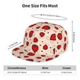 thumbnail image 6 of Uemuo Red Ladybug Pattern Women's Baseball Cap,Straight Brim Hat,Golf Dad Hat,Travel Hat,Sun Protection Cap,Everyday Accessory, 6 of 9