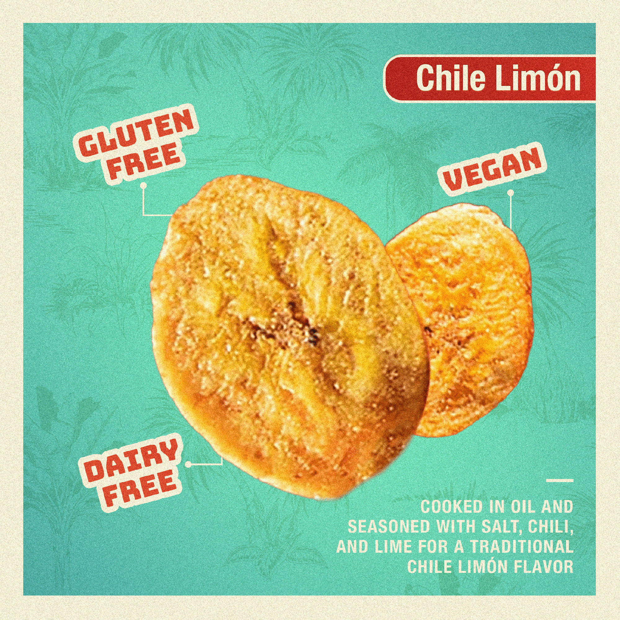 Zambos Premium Chile Limón Plantain Chips, 5.30 oz Bag