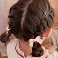 thumbnail image 3 of SPRING PARK 10Pcs/Set Cute Solid Color Mixed Snap Hair Clip Hair Pin Matte Bowknot Barrette, 3 of 8