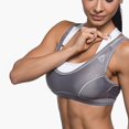 thumbnail image 3 of Adjustable Sports Bra -Max Support, Double Layer Wicking Microfiber -Active1st, 3 of 5