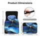 thumbnail image 5 of Fotbe Blue Viper Snake 2 Juego de 4 Tapetes para Auto con Estampado – Alfombrillas de Goma Reforzada, Diseño Antideslizante, Protección para Todo el Año – Vehículos, Autos, Camionetas y SUVs, 5 of 7