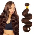 thumbnail image 1 of Hair Bundles SUHKRPT, marrón chocolate, ondulado, 26 cm, 1 of 8