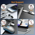 thumbnail image 3 of TiMOVO 4-Pack USB-C to Lightn-ing & Lightn-ing to USB-C Adapters, Compatible with iPhone 14/15/16, iPad, Not for Audio/OTG, White, 3 of 8