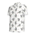 thumbnail image 3 of Daiia Funny Chicken Pattern Men’s Polo Shirts,Solid Deck Shirt,Classic Fit, Breathable Cotton Polo for Casual and Sport Wear-Medium, 3 of 9