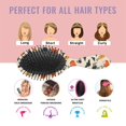 thumbnail image 7 of Halloween Pumpkin Spider Bat Pattern Hair Brush,Girls Detangling Hair Brush,Glide Through Tangles with Ease for Wet & Dry Hair,8.8"X2.8", 7 of 7