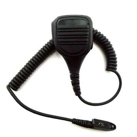 Motorola Gp328 Zeadiowaterproof Rainproof Shoulder Remote Speaker Mic Microphone for Multipin Motorola Walkie Talkie Radio Gp328 Plus Gp338 ()