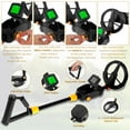 thumbnail image 3 of HLONK Metal Detector Adjustable Metal Detecting Tool Kit Gold Silver Finder Detector LCD Display Jewelry Coin Hunting Detector Metal Detecting Device for Kids Junior Youth, 3 of 8