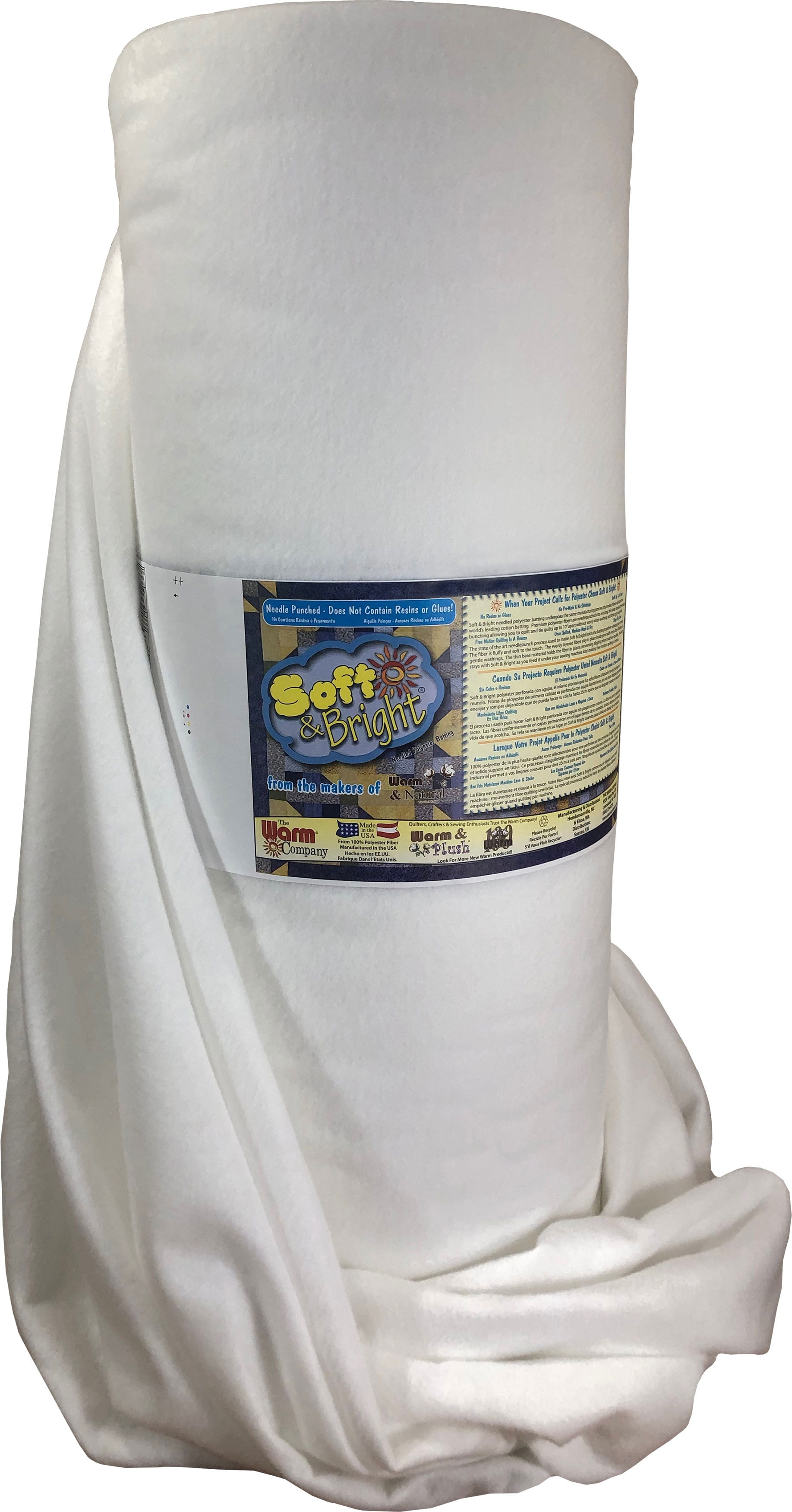 Soft And Bright Polyester Batting