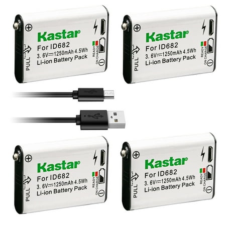 Kastar Battery 4-Pack Replacement for Coast FL FL60R, FL75R & FL85R LED Headlamps, Black Diamond Equipment Sprinter 275 Sprinter 500 ReVolt 350, STORM 450 HEADLAMP Kobalt 500-Lumen LED Headlamp