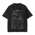 thumbnail image 1 of Hombres Mujeres Sleep Heavy Band Tokens Camiseta Impresa Lavada Vintage Novedad Camisetas, 1 of 5