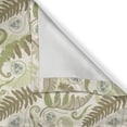 thumbnail image 6 of Ambesonne Botany Valance & Curtain, Curlicue Fern Leaves Art, 55"x24", Eggshell and Dark Tan, 6 of 7