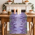 thumbnail image 2 of Table Runner 48 Inches Long for Kitchen Dining, Purple Lavender Dresser Scarf Farmhouse, Dining Table Decorations for Wedding/Parties, Spring Watercolor Wild Flowers Plant 13 x 48 In, 2 of 8