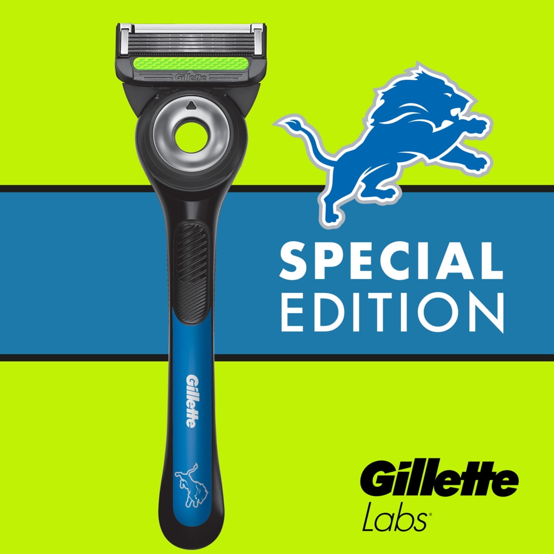 Gillette Labs NFL Lions 1UP