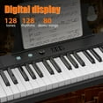thumbnail image 5 of 61-Key Semi-Weighted Keyboard Piano, Portable Electric Piano for Beginners and Professionals, Digital Piano with Power Supply, Pedal & Built-In Speakers (Stand Not Included), 5 of 8