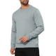 thumbnail image 5 of Suéter de punto suave de manga larga de cuello redondo clásico para hombre INSPIRE CHIC Edición color sólido M Gris claro, 5 of 6