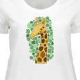 thumbnail image 4 of Inktastic Giraffe Silhouette Women's Plus Size T-Shirt, 4 of 5
