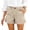 Beige -BJ10, variant on Bermuda Chino Shorts for Women High Waisted Dressy Casual Wide Leg Summer Shorts with Pockets Summer Clothes Green L