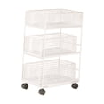 thumbnail image 2 of DOLITY Mobile Rolling Cart File Holder Mobile Bookshelf for Hotel Household Kitchen L, 2 of 9