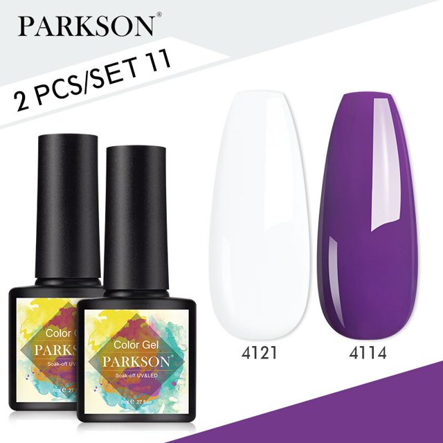 Parkson Matt Top Coat Gel Kit de esmalte de uñas Matt Top Base Coat UV LED Nail Art Manicure Polish Primer Soak Off Suface Nail Gel Set Tan Jianjun unisex
