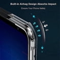 thumbnail image 3 of XUNDD Phone Case for Asus ROG Phone 7 5G/7 Pro,Acrylic+TPU Fall Prevention Protective Cover/Black, 3 of 5