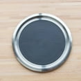 thumbnail image 2 of Service Ideas TR1614SR Tray with Top and Bottom Built in Non-Slip Rubber Inserts, 14" Round, Dishwasher Safe, Stainless Steel, 2 of 4