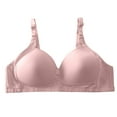 thumbnail image 2 of BILIKEYU Women's Thin Cup Gathering Adjustable Large Sized Bra, Jelly Bras for Women, Underwire Bras, Bras for Women, 2 of 6
