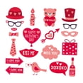 thumbnail image 3 of Accesorios para fotomatón de San Valentín Accesorios divertidos para fotomatón Suministros para disfrazarse de adultos Estilo B, 3 of 8