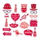thumbnail image 3 of Accesorios para fotomatón del Día de San Valentín, para fotomatón, accesorios para fotomatón de boda para bailes, fiestas, año Estilo B Macarena Accesorios para fotos de San Valentín, 3 of 7