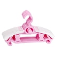 thumbnail image 4 of deevoka 5 Pieces Adjustable Hangers Closet Multifunctional Kids Clothes Hangers Pink, 4 of 9